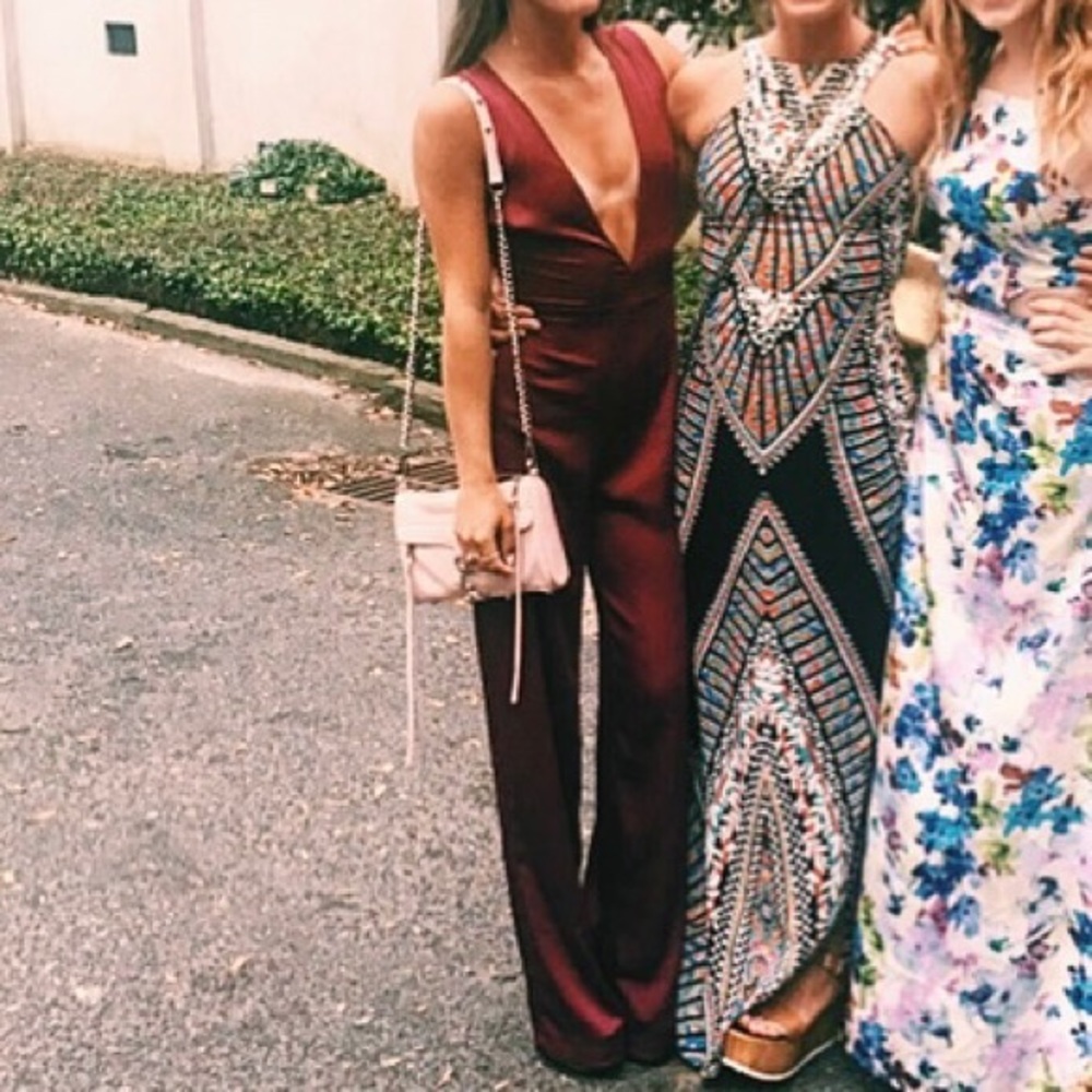 Deep V jumpsuit